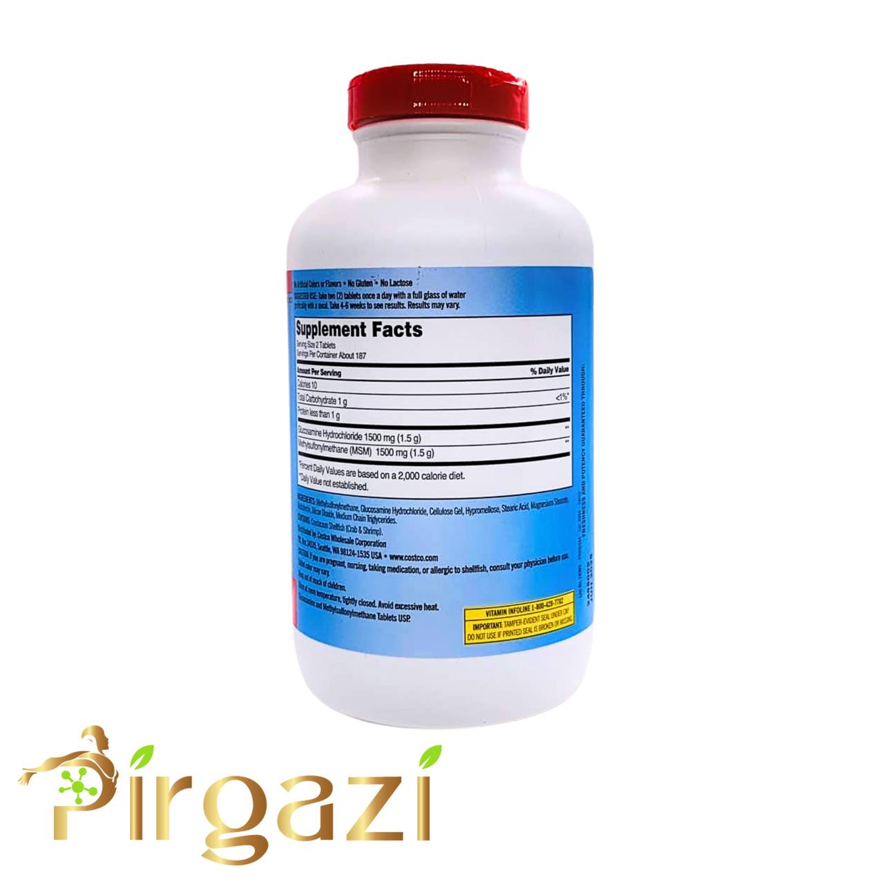 گلوکوزامین Extra strength کرکلند – 375 عددی – آمریکا