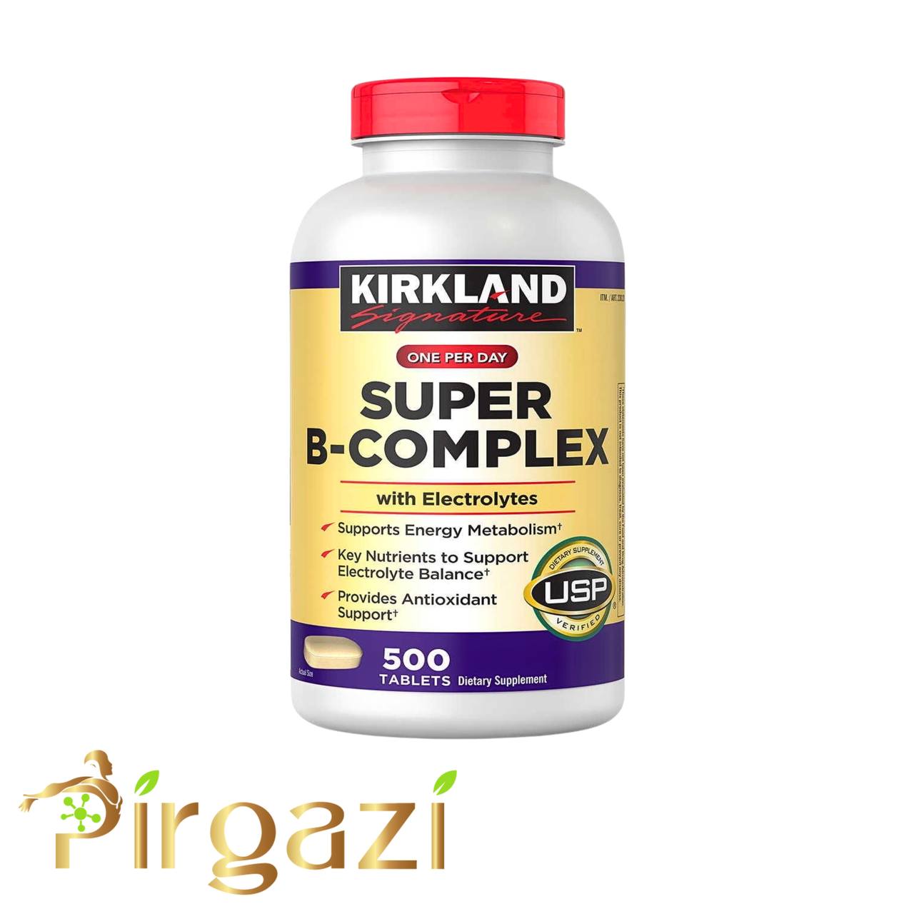 سوپر ب‌کمپلکس + الکترولیت کرکلند ۵۰۰ عددی – آمریکا